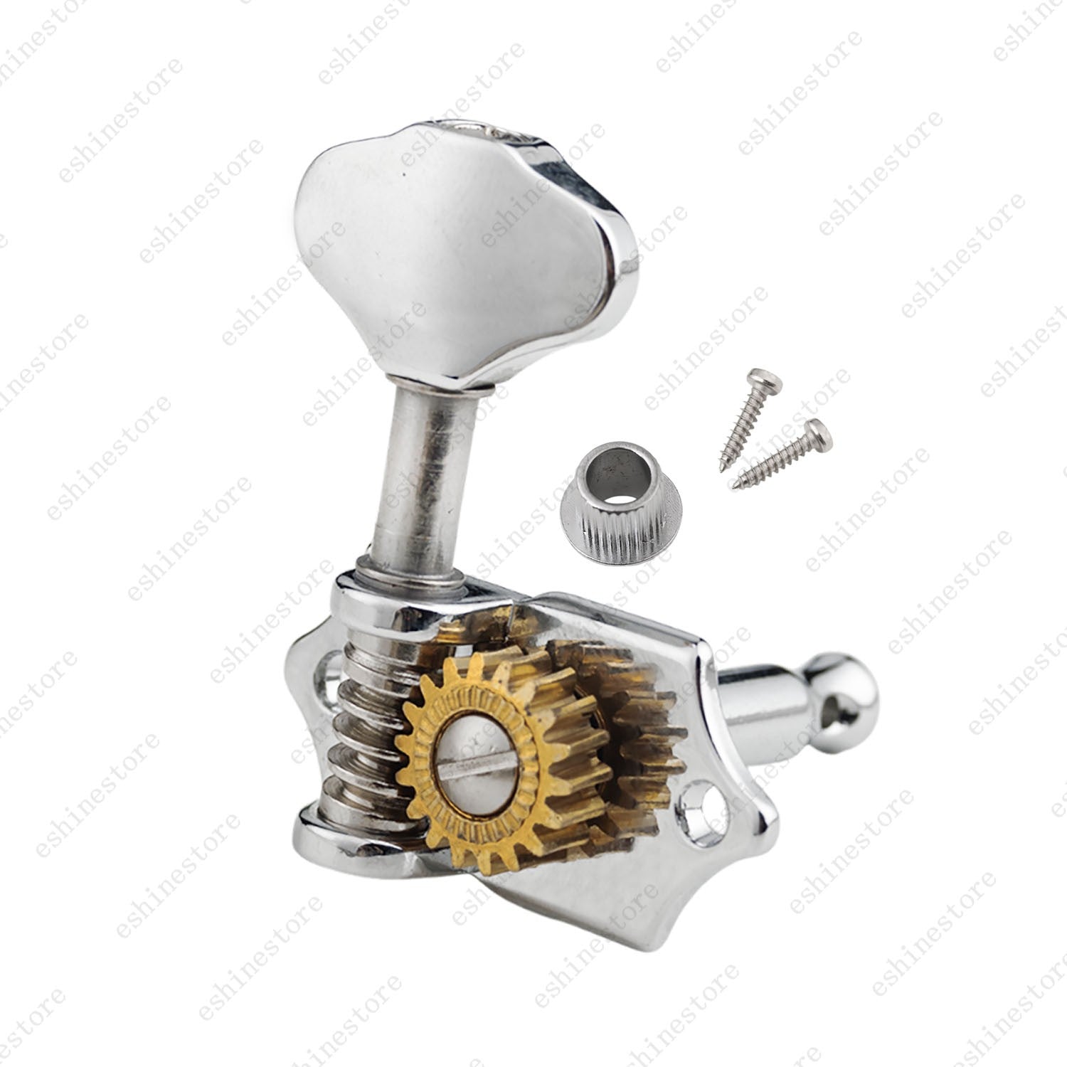 Open-Gear Guitar Tuning Pegs Machine Heads 1:18 Gear Ratio for Acoustic Guitar