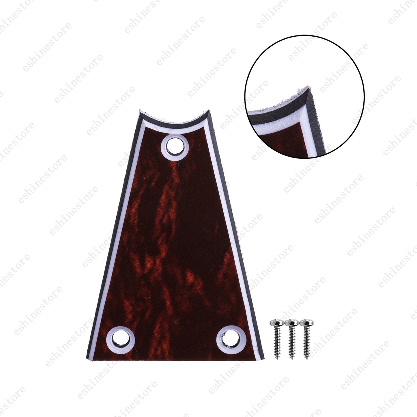 Plastic Guitar Rod Cover Plate 3 Ply 3 Holes Multicolor For Electric Guitar Bass