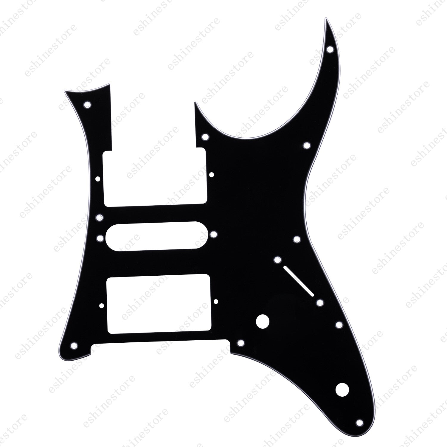 10 Hole Guitar Pickguard HSH Scratch Plate-3 Ply for Ibanez JEM RG Series Guitar