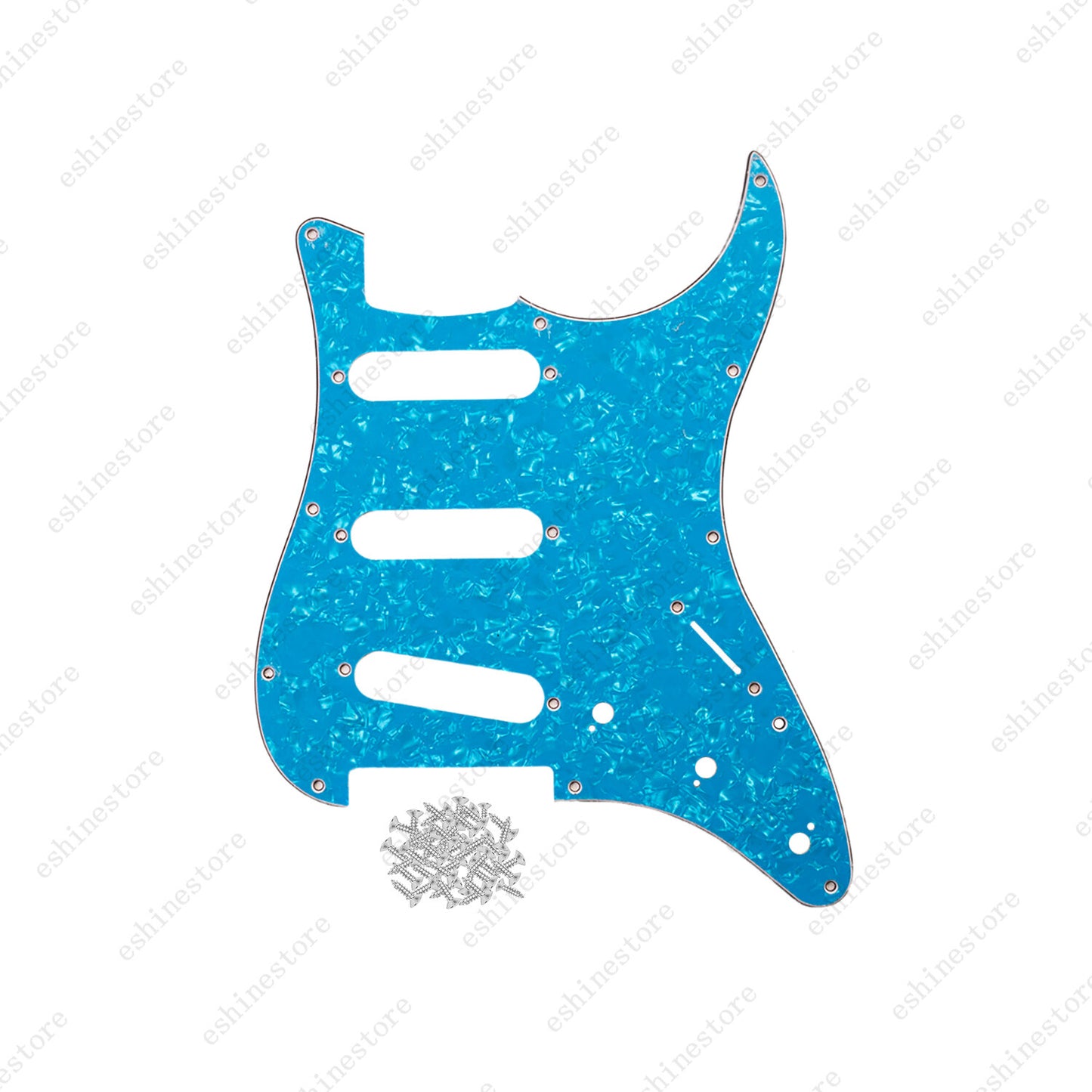 SSS 11-Hole ST Style Guitar Pickguard Pick Guard Scratch Plate Multicolors
