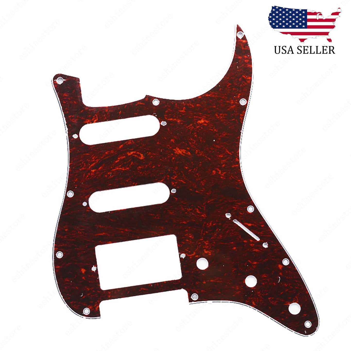 11 Holes SSH Strat Style Pickguard For Stratocaster Various Colors US Ship