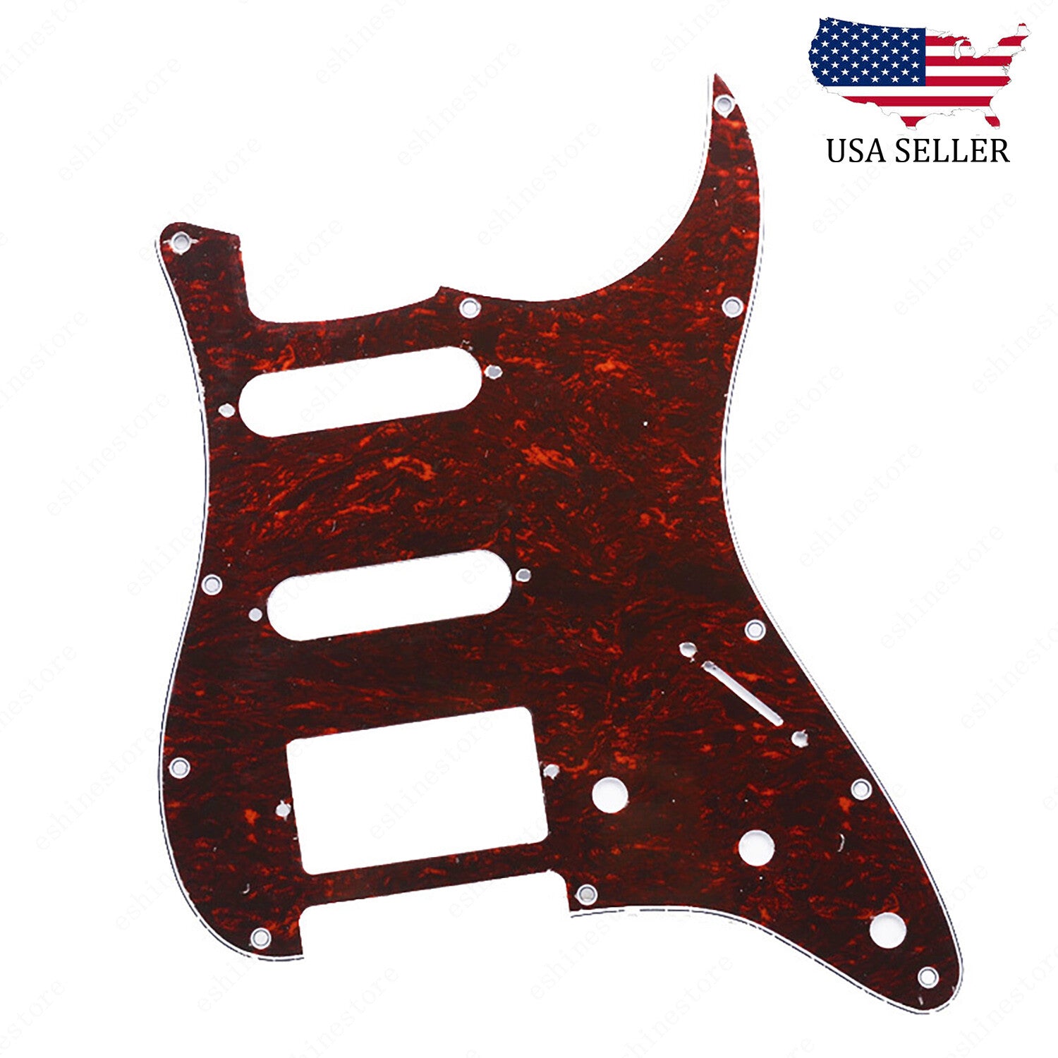 11 Holes SSH Strat Style Pickguard For Stratocaster Various Colors US Ship