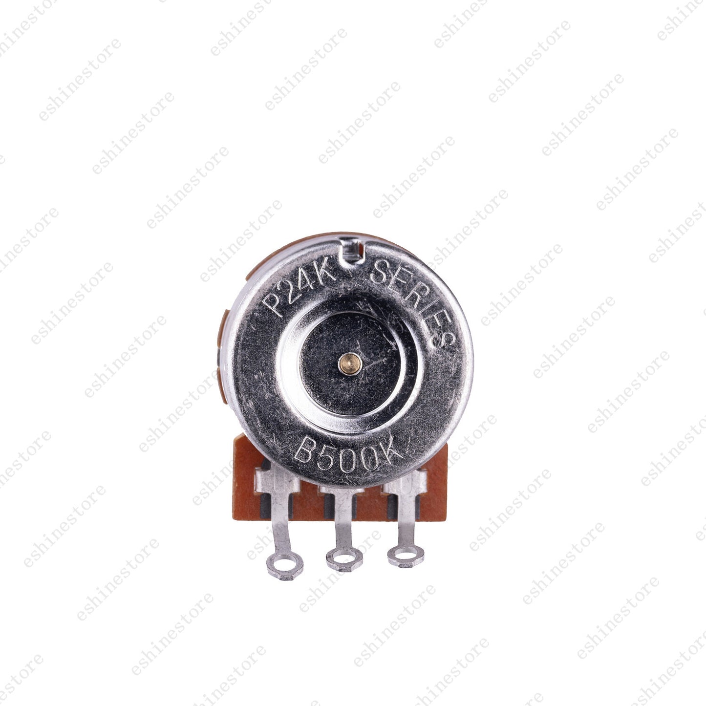 A/B 250K/500K Guitar Potentiometers Brass 15mm Short Shaft Pot US 24 Spline Fine