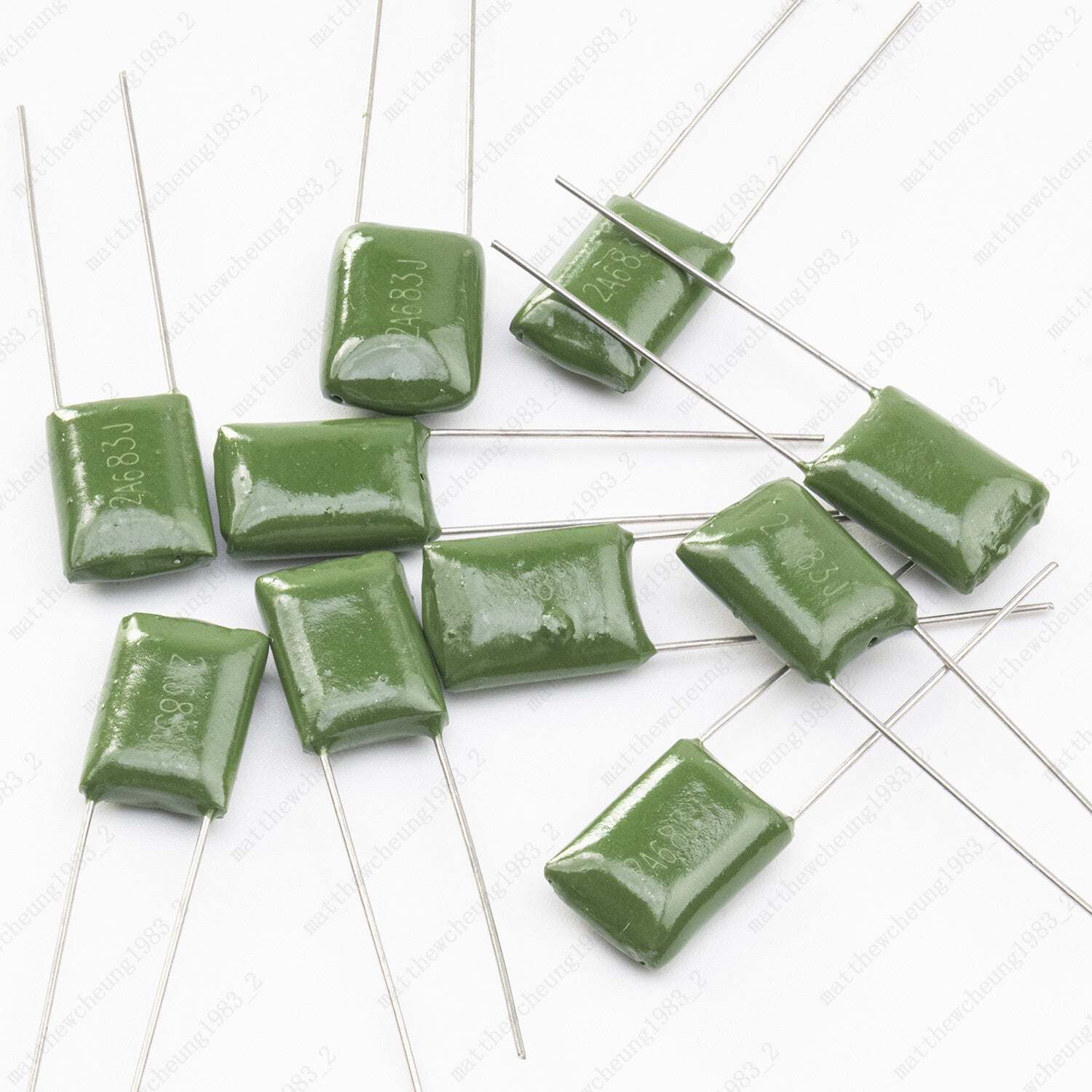 Set of 10 Polyester Film Capacitors .033/.068/.022/.047uf - 100v Guitar Tone