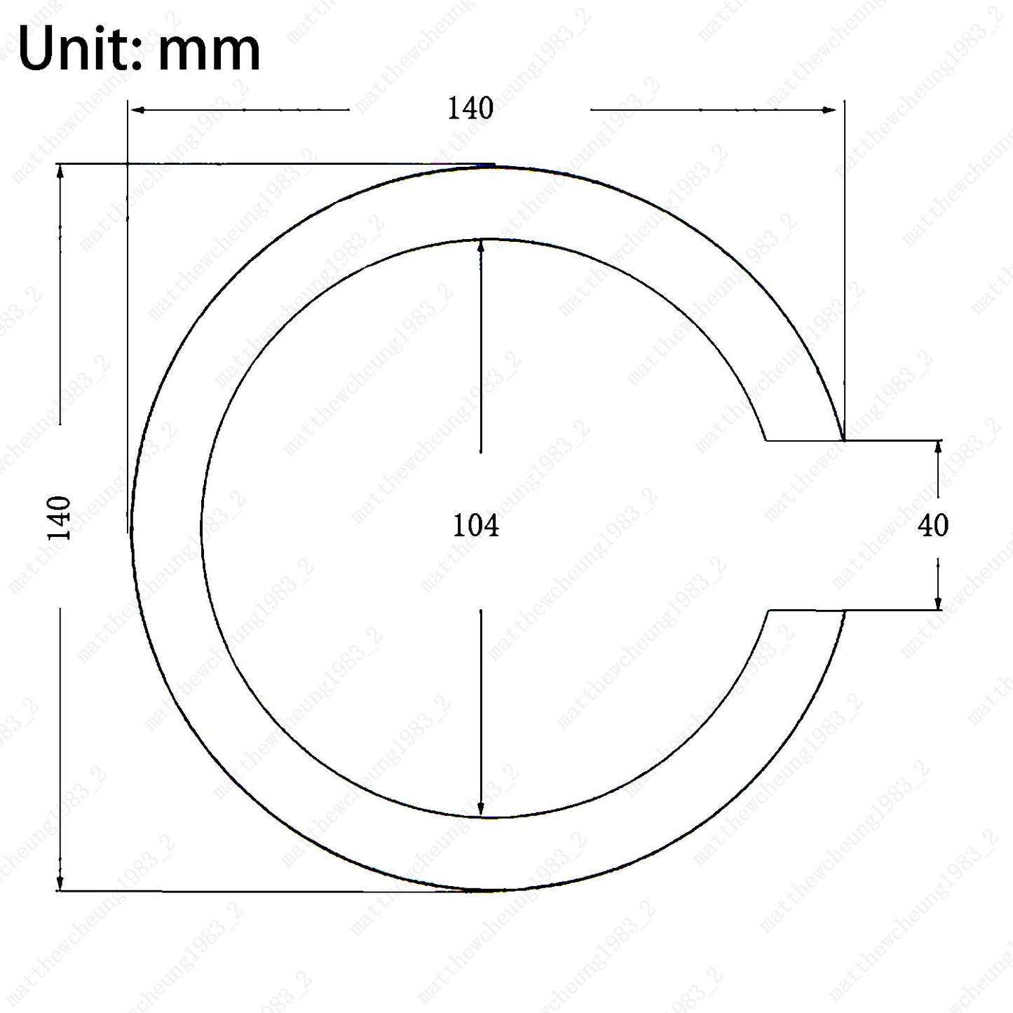Acoustic Guitar SoundHole ring Decal Sticker self-adhesive for 40"/41" Guitar
