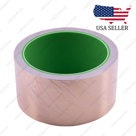 50mm*10 Meters Double-sided conductive copper foil tape for Guitar&EMI Shielding