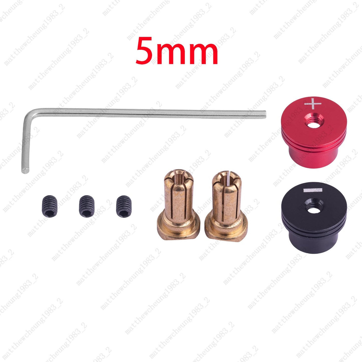 1 Set Performance Banana Plug Heat Sink Connector for RC Cars - 4mm/5mm Options