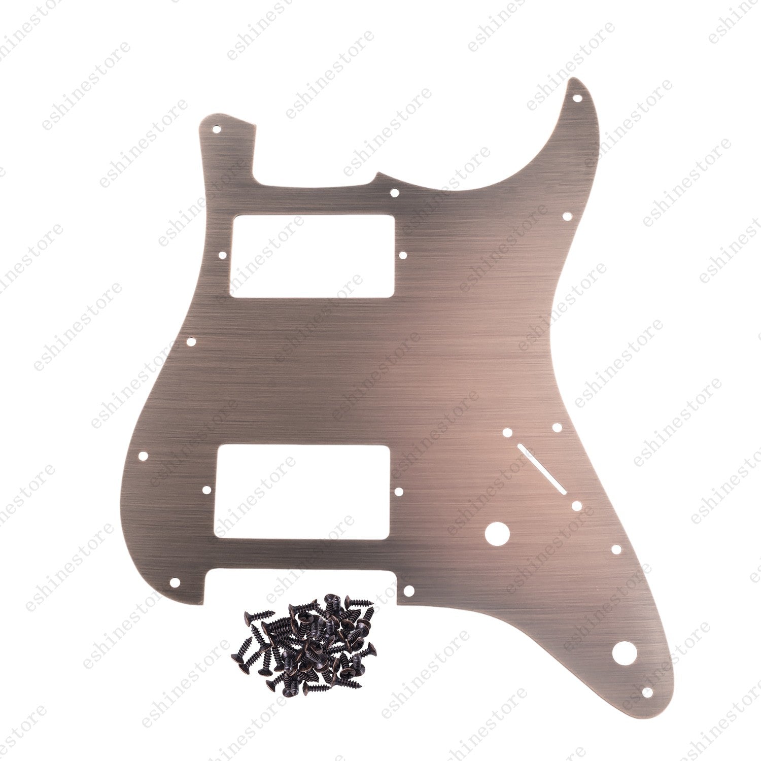 11 Hole Aluminium Alloy Anodized HH Guitar Pickguard Scratch Plate for FD Strat