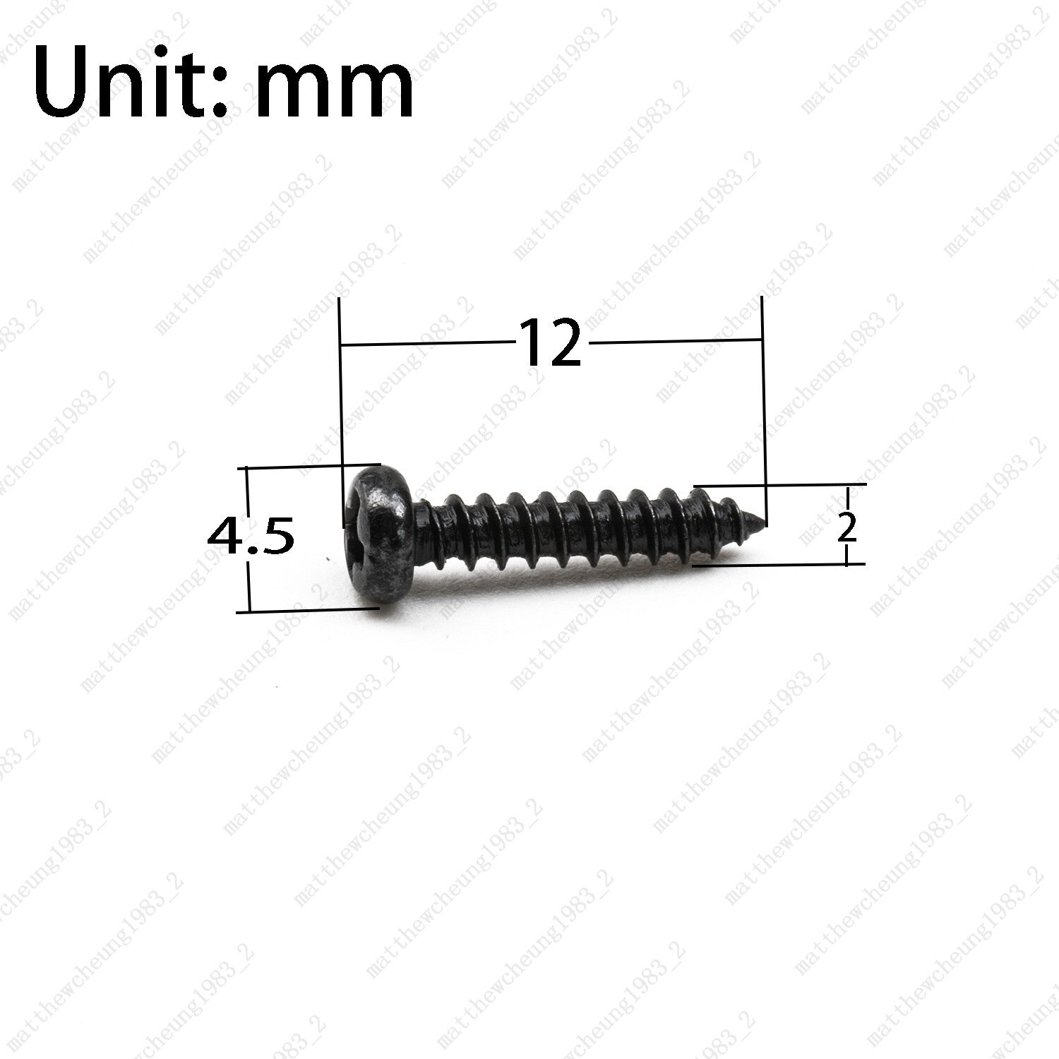 10 Pcs Tuning Peg Tuning Key Screws Machine Heads Guitar Tuner Mounting Screws