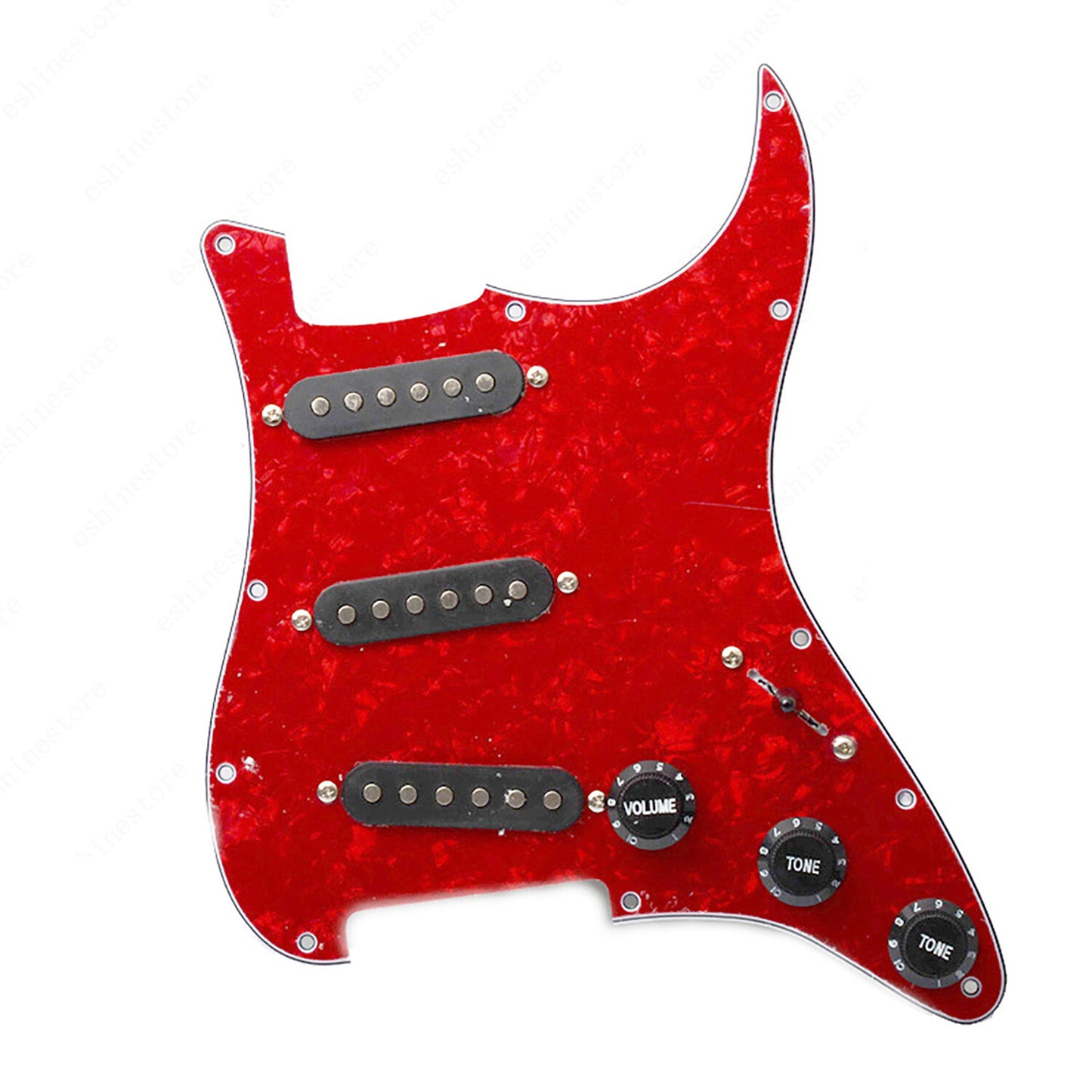 11 Hole SSS Strat Style Loaded Pickguard For Stratocaster Various Colors US SHIP