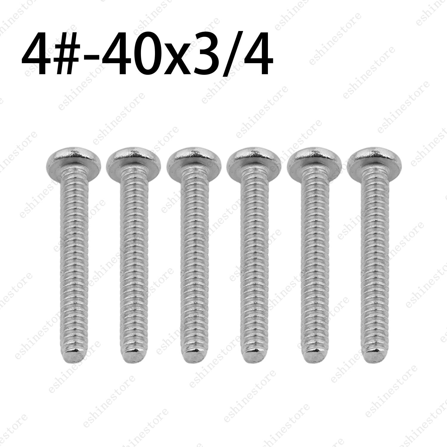 US Standard Guitar saddle screws 4#-40x3/4 & 4#-40x5/8 for Fender 6 Pieces