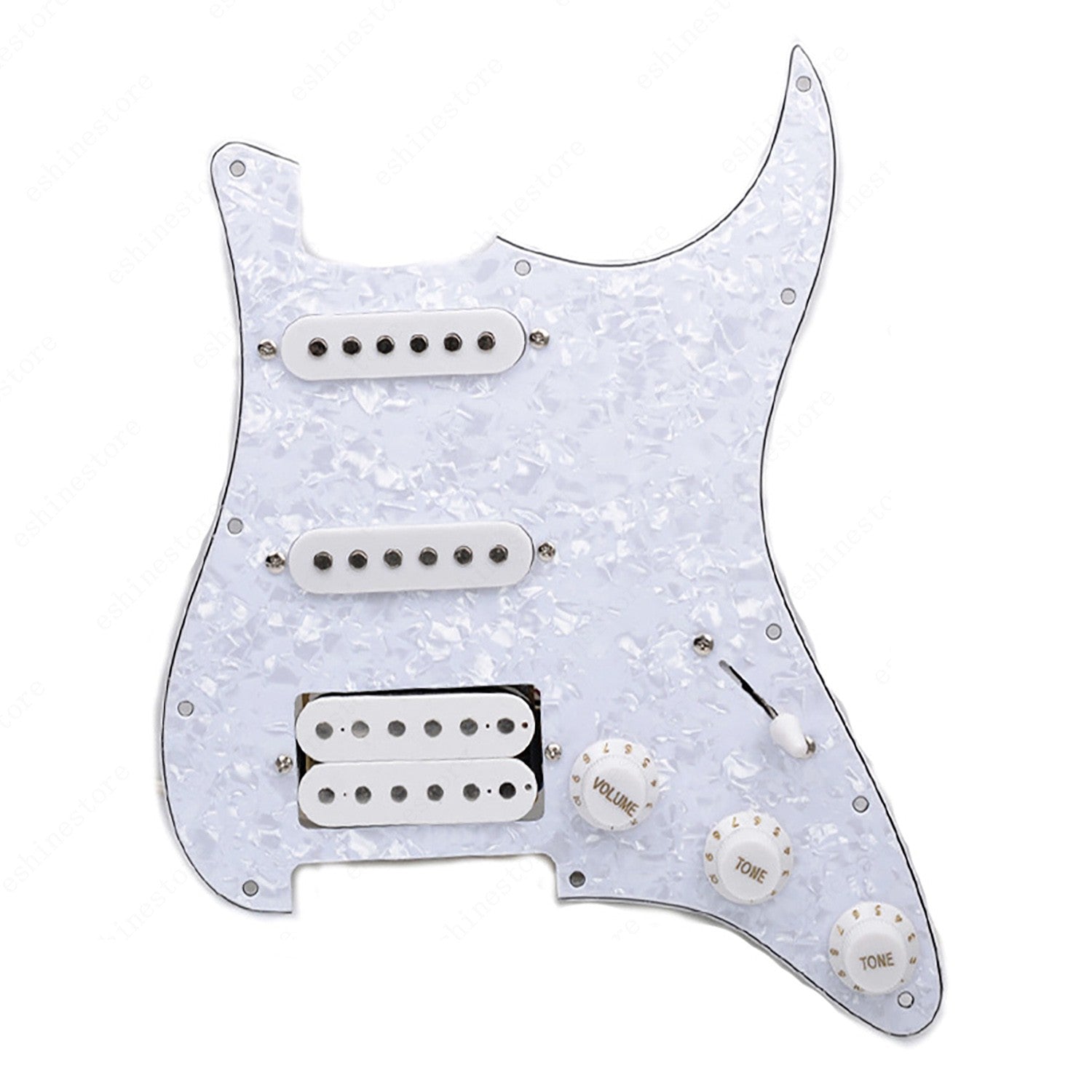 11 Hole SSH Strat Style Loaded Pickguard For Stratocaster Various Colors US SHIP