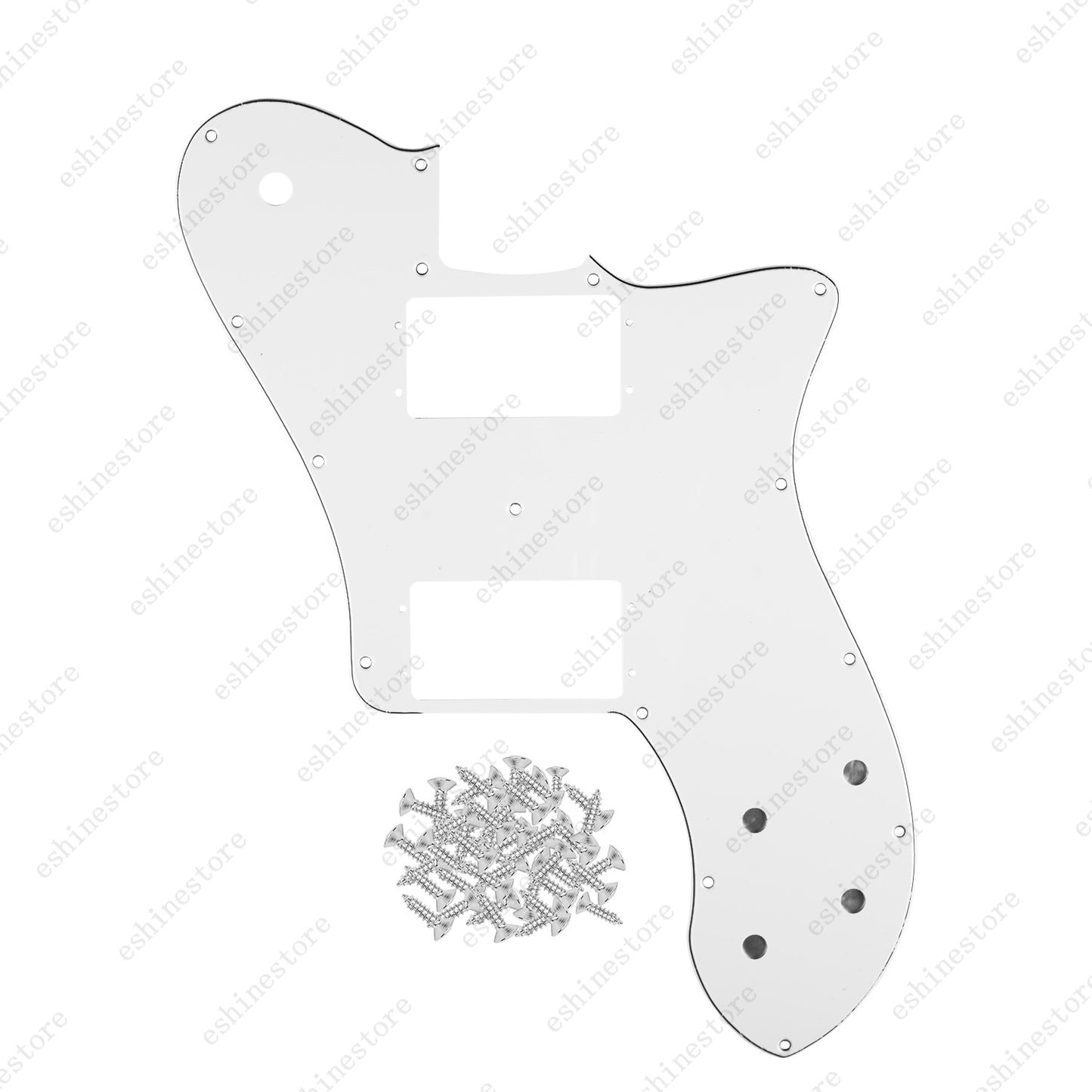 Guitar Pickguard Scratch Plate For Fender MIM Tele 72 Deluxe Wide Range 8 Colors