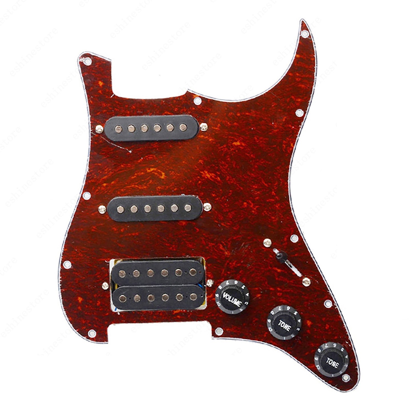 11 Hole SSH Strat Style Loaded Pickguard For Stratocaster Various Colors US SHIP