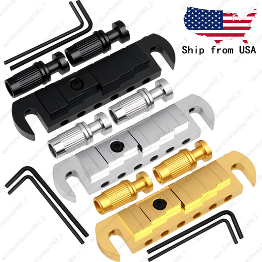 Electric Guitar Adjustable GTP Wraparound Bridge Tailpiece For Les Paul SG