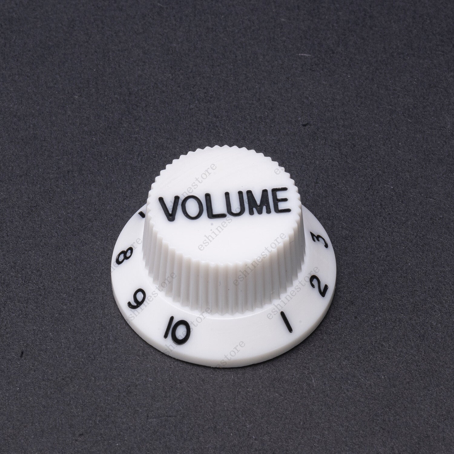 3 Pcs White/ Black Numbers ST Guitar Knobs Volume Tone Knob For Stratocaster