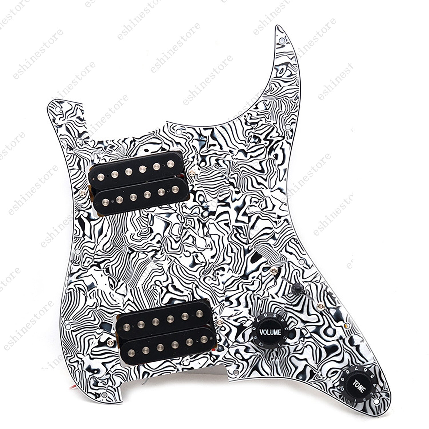 11 Hole HH Strat Style Loaded Pickguard For Stratocaster Various Colors US SHIP