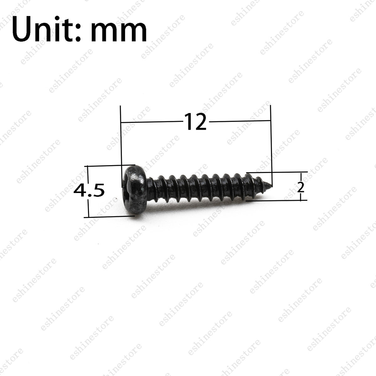 10 Pcs Tuning Peg Tuning Key Screws Machine Heads Guitar Tuner Mounting Screws