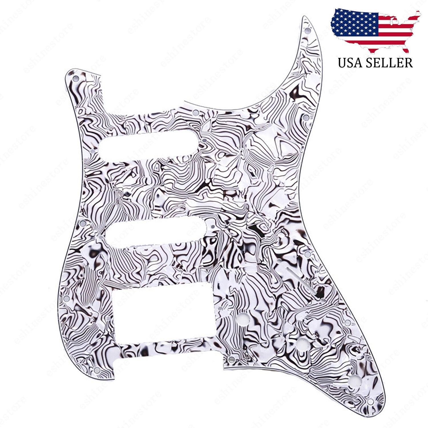 11 Holes SSH Strat Style Pickguard For Stratocaster Various Colors US Ship