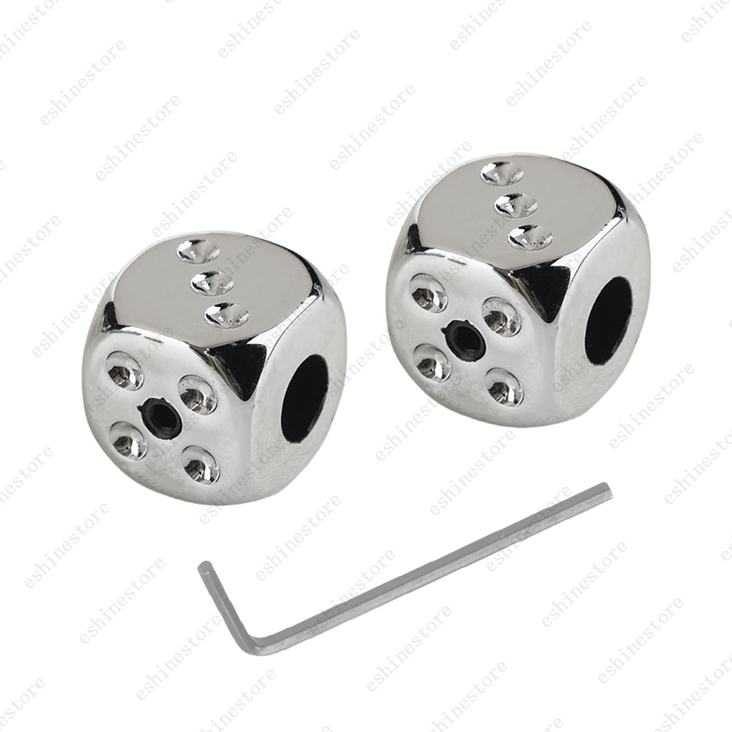 1/2/4pcs Dice Guitar Tone Volume Control Knobs with Wrench for Electric Guitar