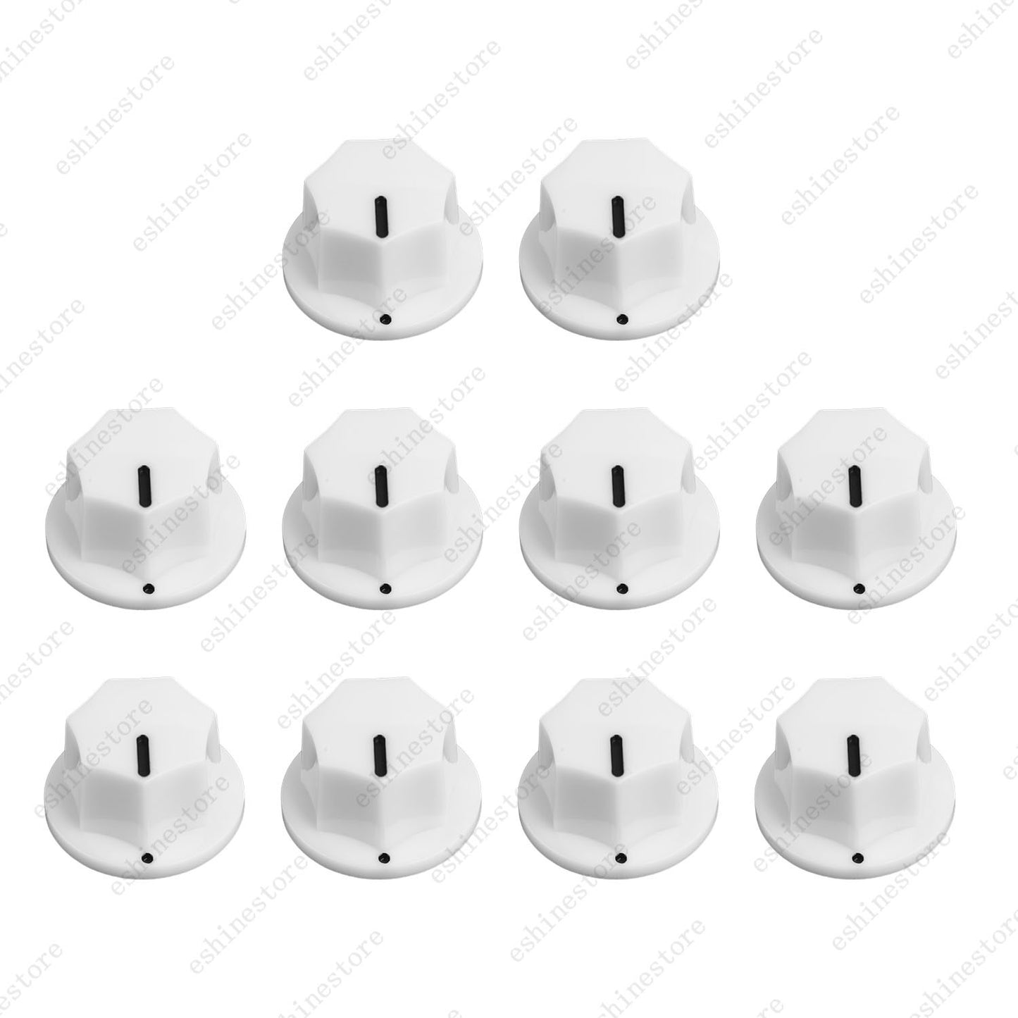 1/5/10Pcs Guitar Knobs Volume Tone Control Knobs for Jazz Bass , 2 Sizes 4 Style