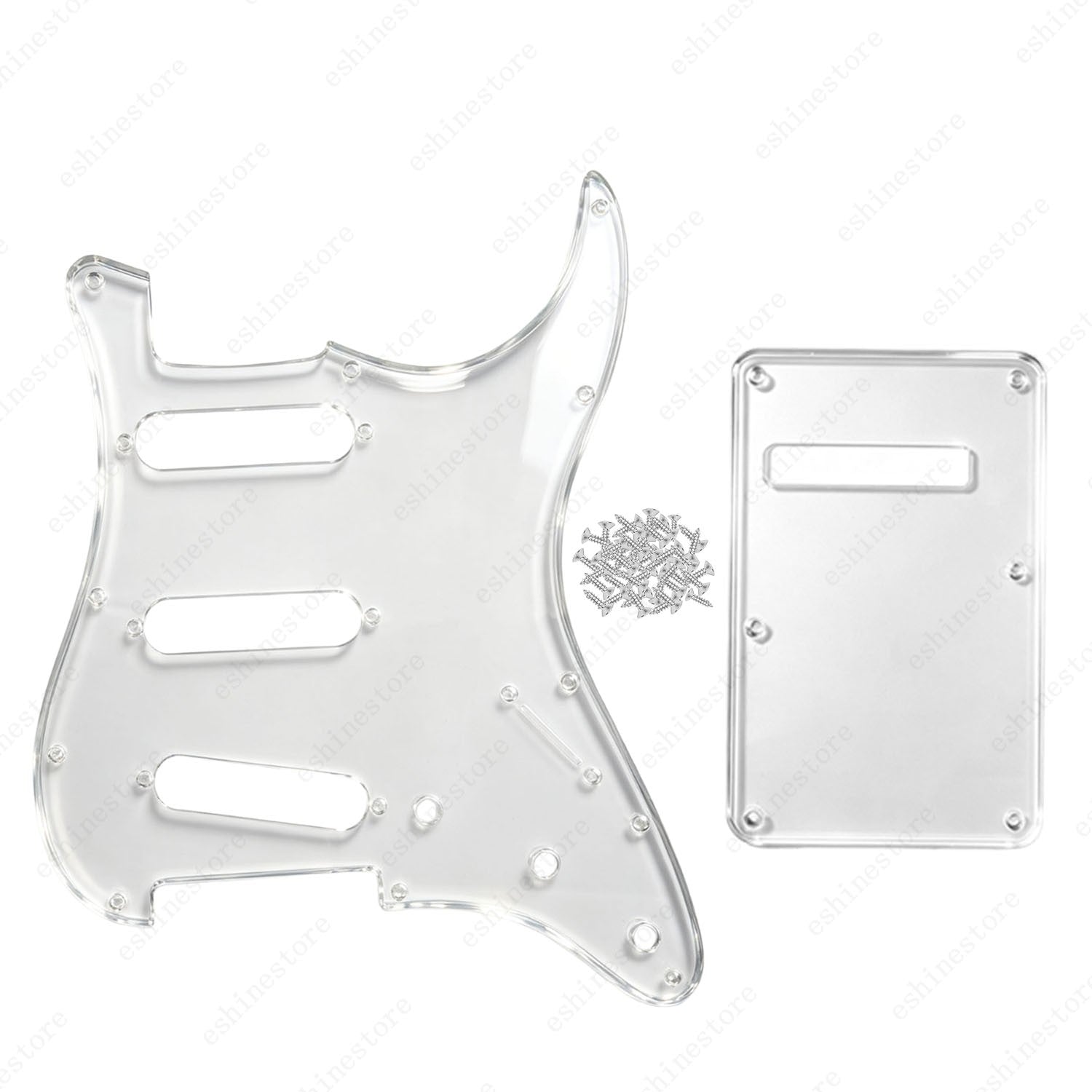 Guitar SSS 3Ply Pickguard&Back Plate for USA MIM Standard Fender ST Multicolors