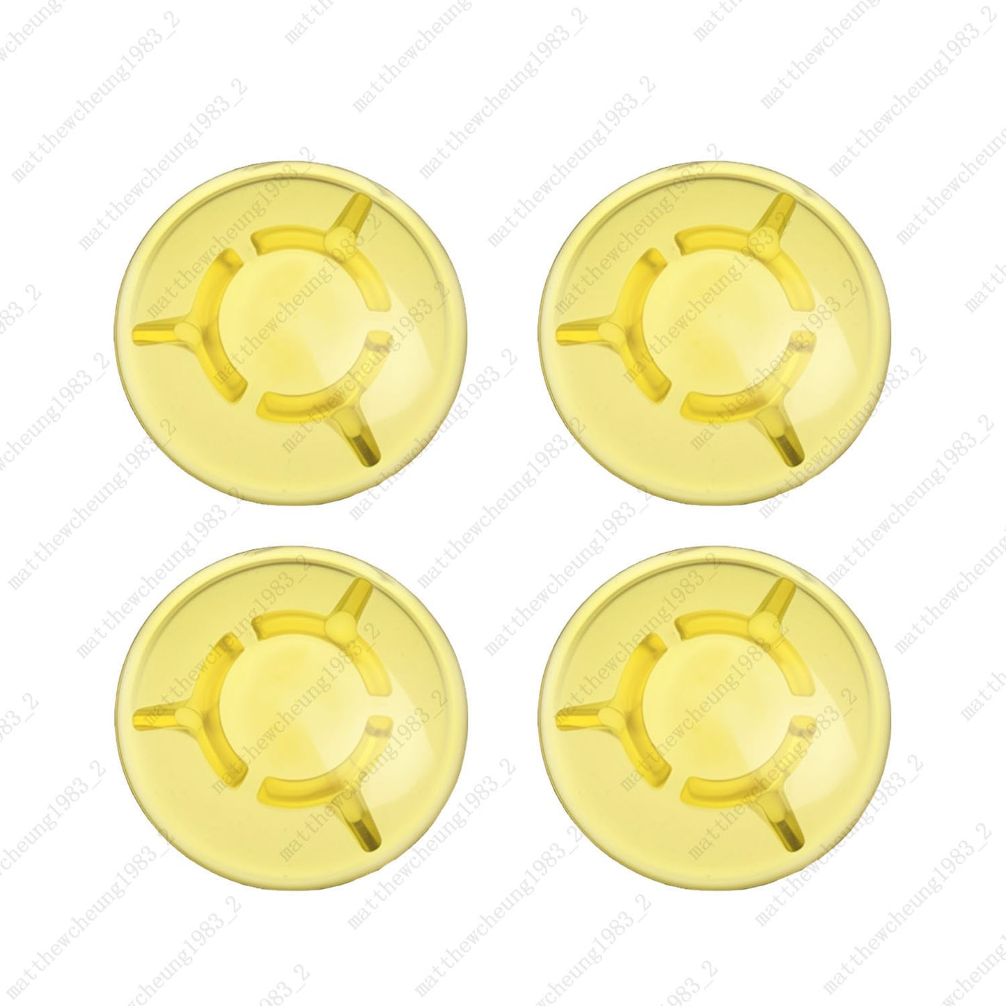 1/2/4pcs Mushroom Plastic Guitar Effect Pedal Footswitch Toppers Foot Nail Cap