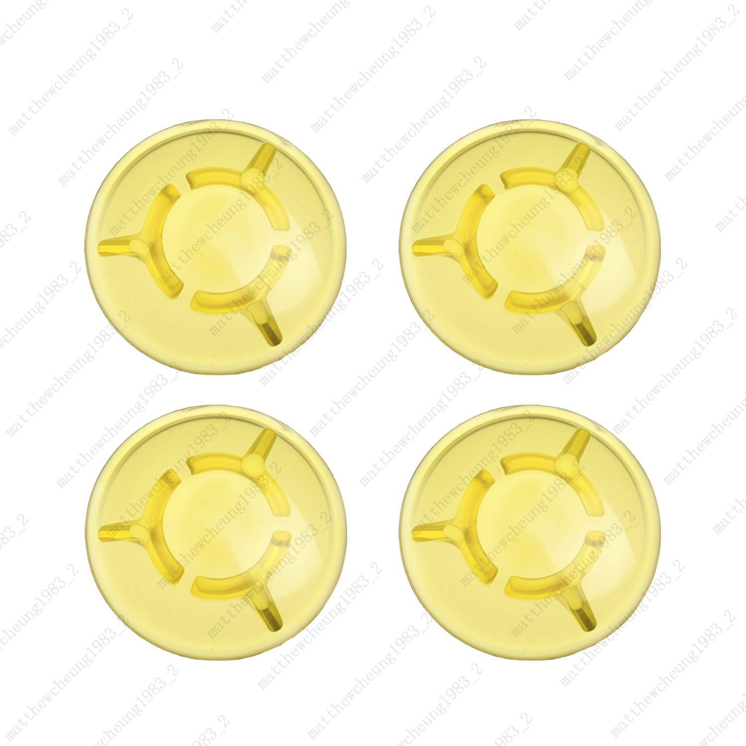 1/2/4pcs Mushroom Plastic Guitar Effect Pedal Footswitch Toppers Foot Nail Cap