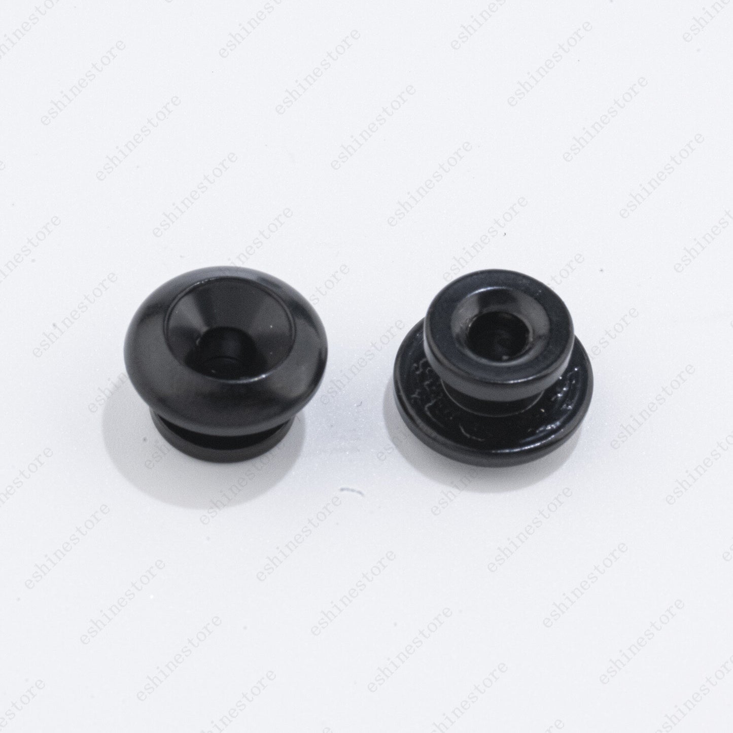 Set of 2 Black Guitar Strap Locks End Pins Button Pegs for Guitar Bass Ukulele