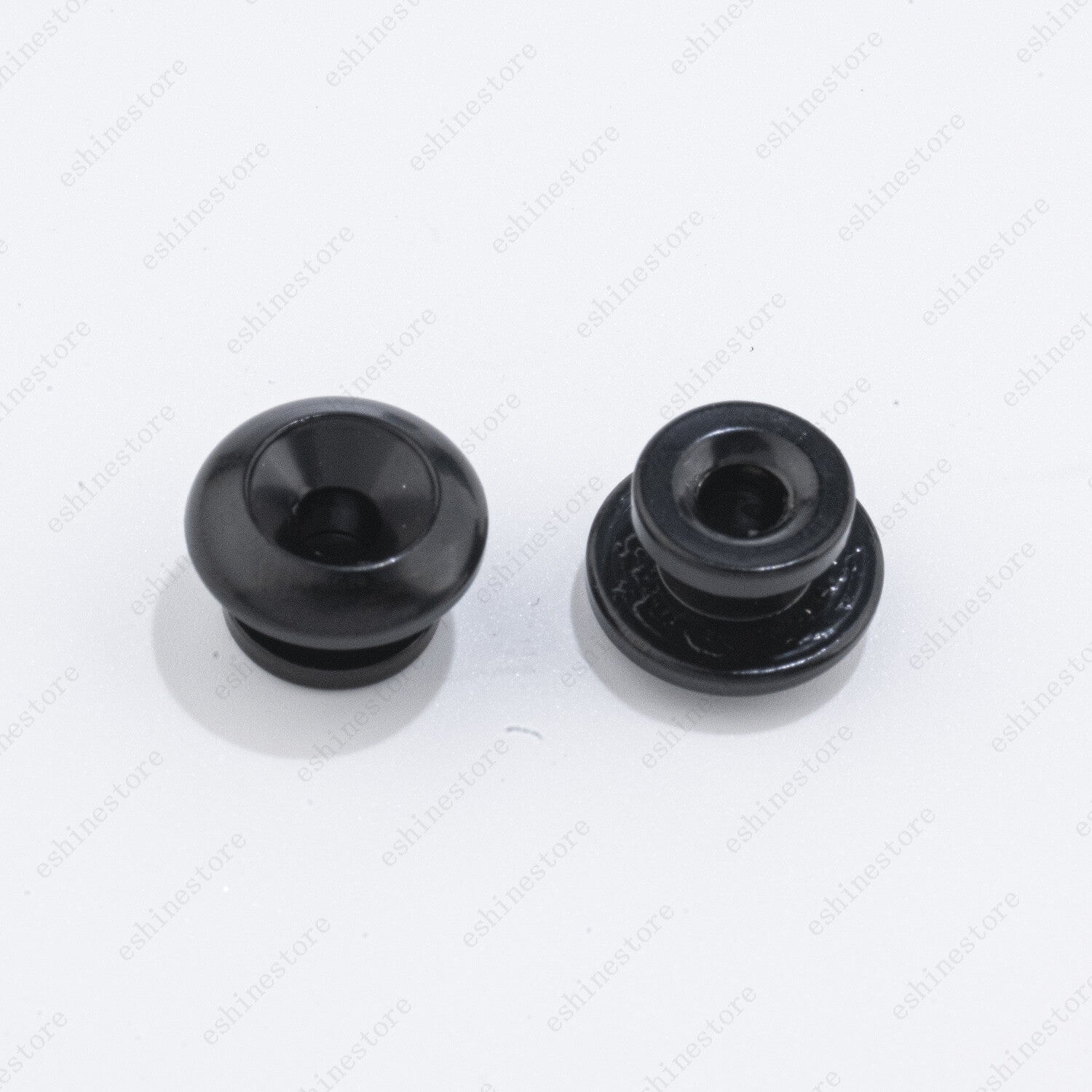 Set of 2 Black Guitar Strap Locks End Pins Button Pegs for Guitar Bass Ukulele