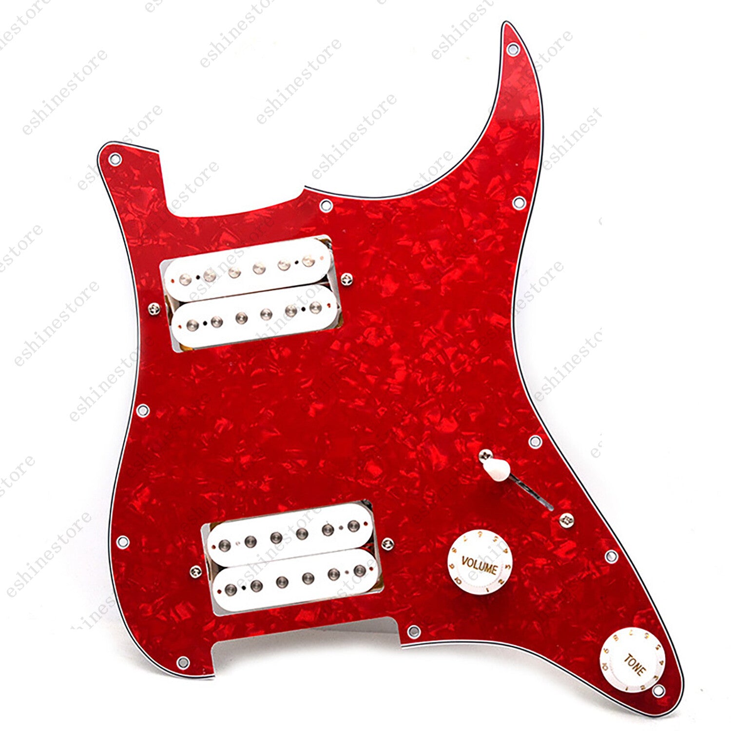 11 Hole HH Strat Style Loaded Pickguard For Stratocaster Various Colors US SHIP