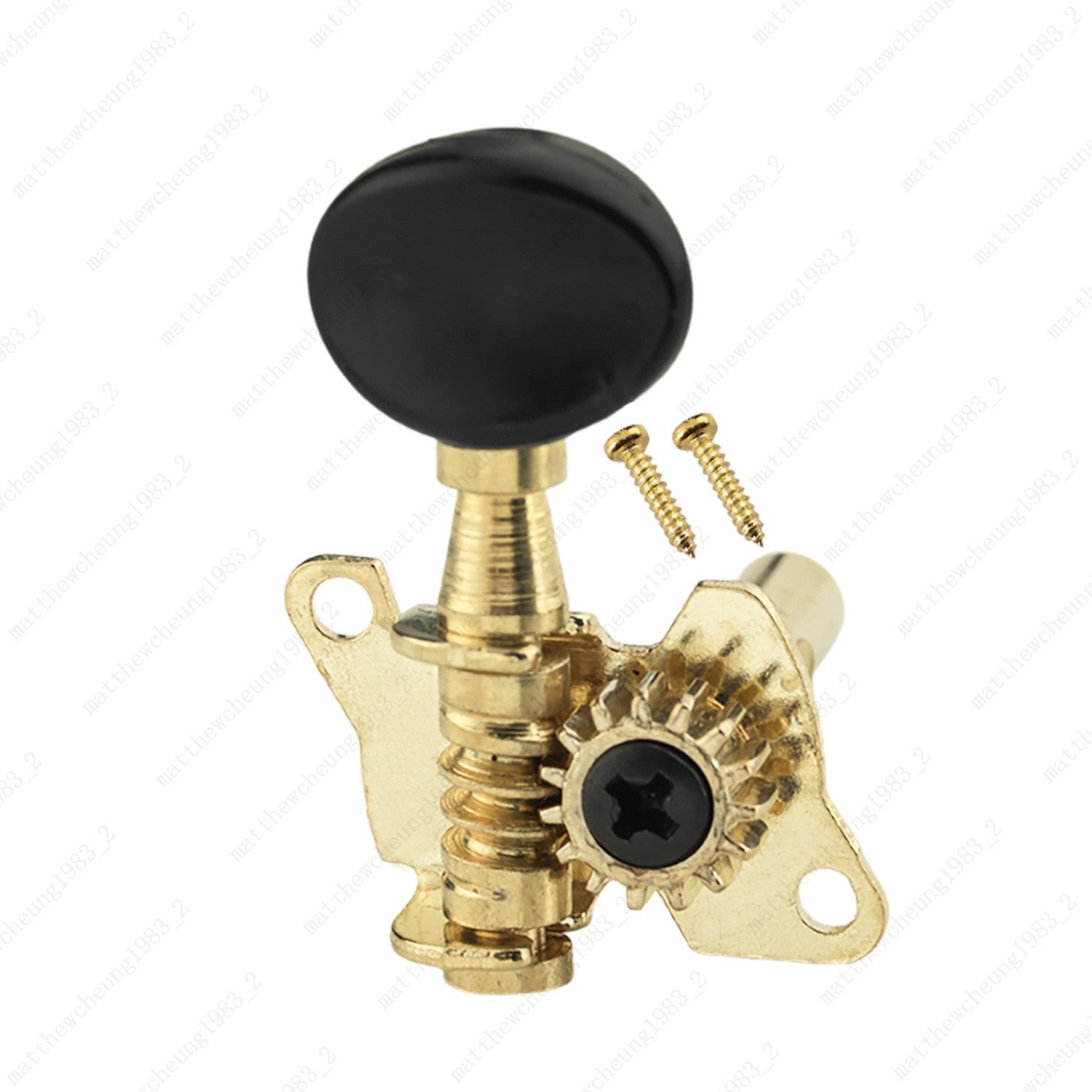 Open-Gear Guitar Machine Heads 1:15 Ratio for Acoustic Guitar- Small Oval Button