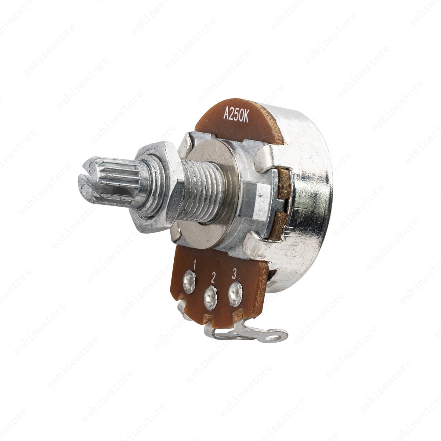 1-10Pcs Guitar Large Potentiometer Long 18mm A/B 250k 500k Volume Tone Taper Pot