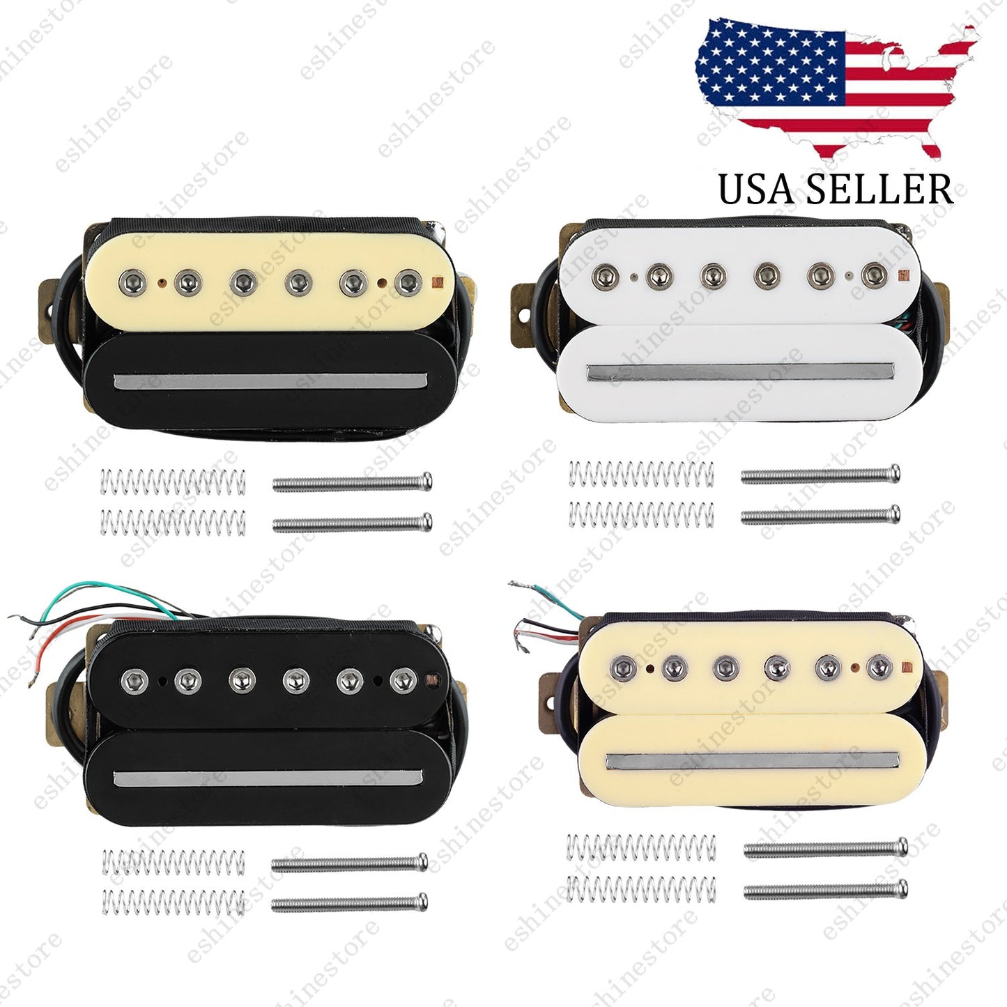 Electric Guitar Humbucker Blade/Hex Screw Adjusting Dual Coil Guitar Pickup