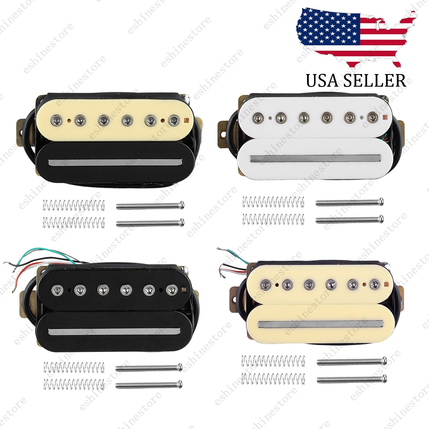 Electric Guitar Humbucker Blade/Hex Screw Adjusting Dual Coil Guitar Pickup