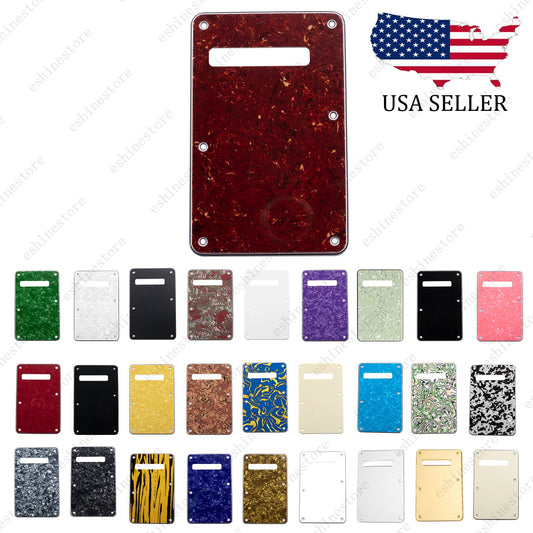 Electric Guitar Tremolo Cavity Cover Back plate for Stratocaster Multicolors