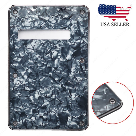 Electric Guitar Tremolo Cover Back Plate Trem Spring Cover For Strat Gray pearl