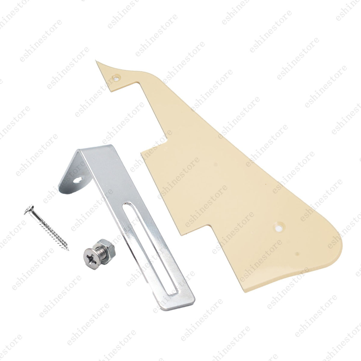Multicolor Guitar Pickguard with Chrome Bracket Mounting Screws Set For Les Paul