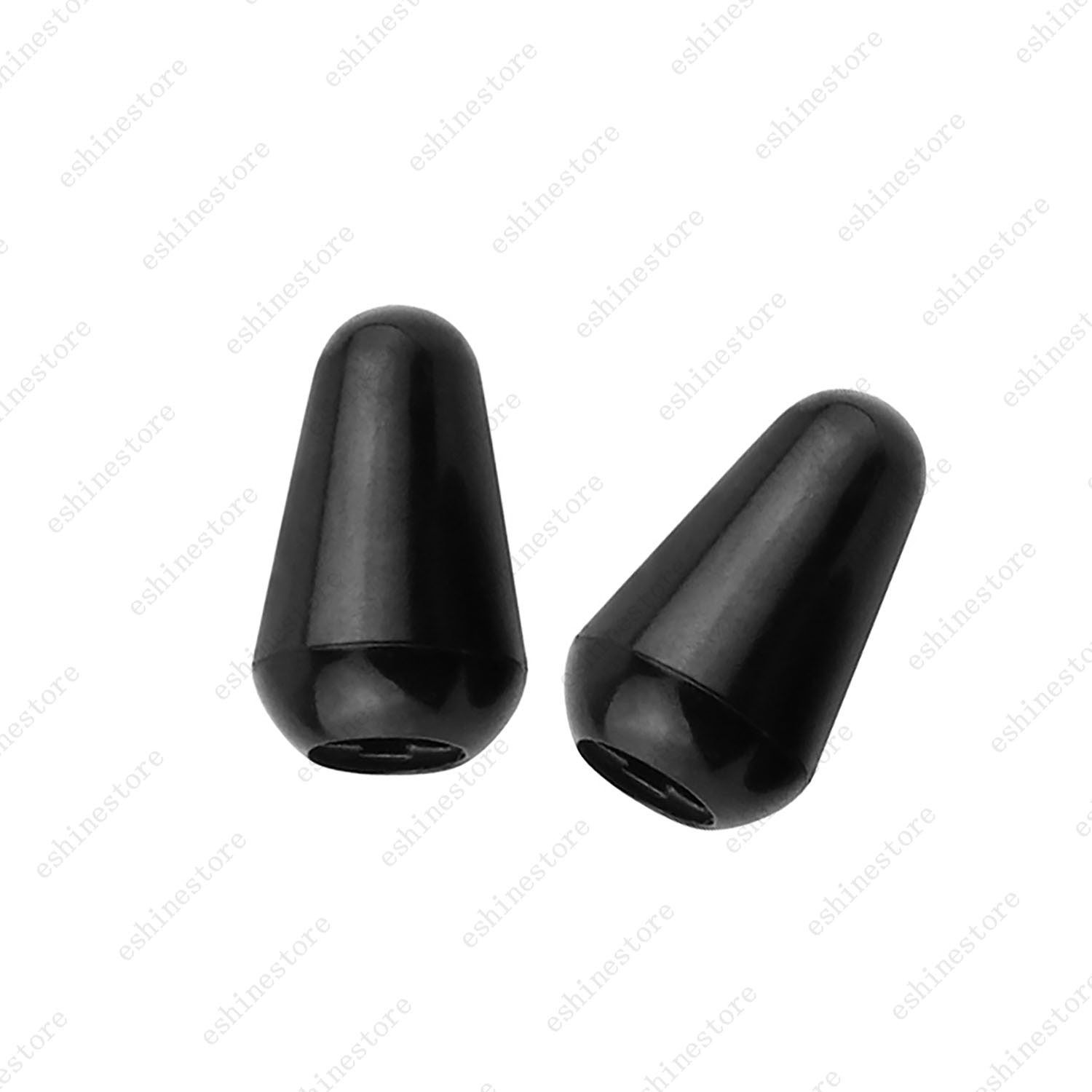 2Pcs 5 Way Pickup Switch Tip Metal Plastic Switch Cap Switch Knob for Strat Tele