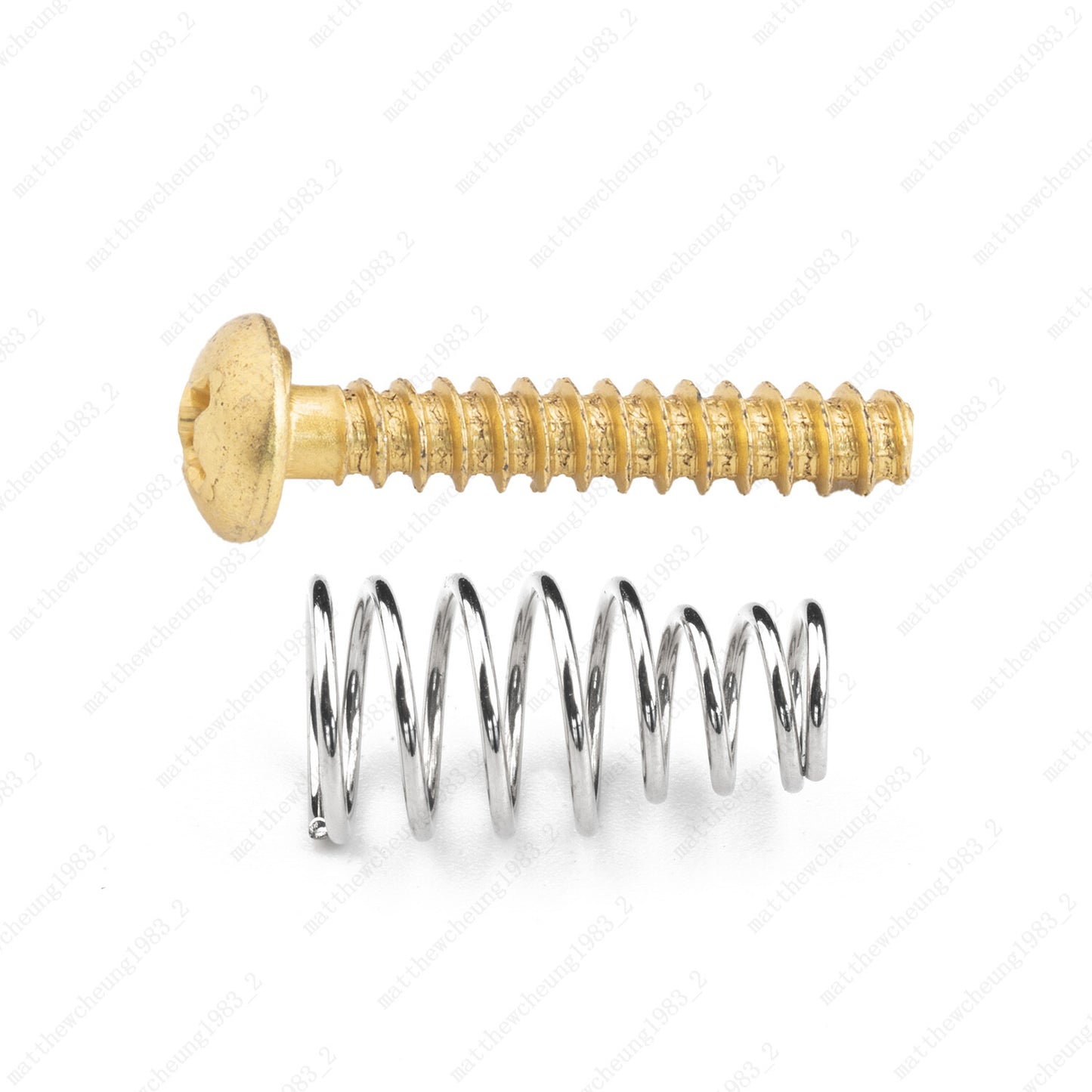 3 COLOR Single Coil Pickup Height Adjustment Pan Head Screw & Springs For Strat