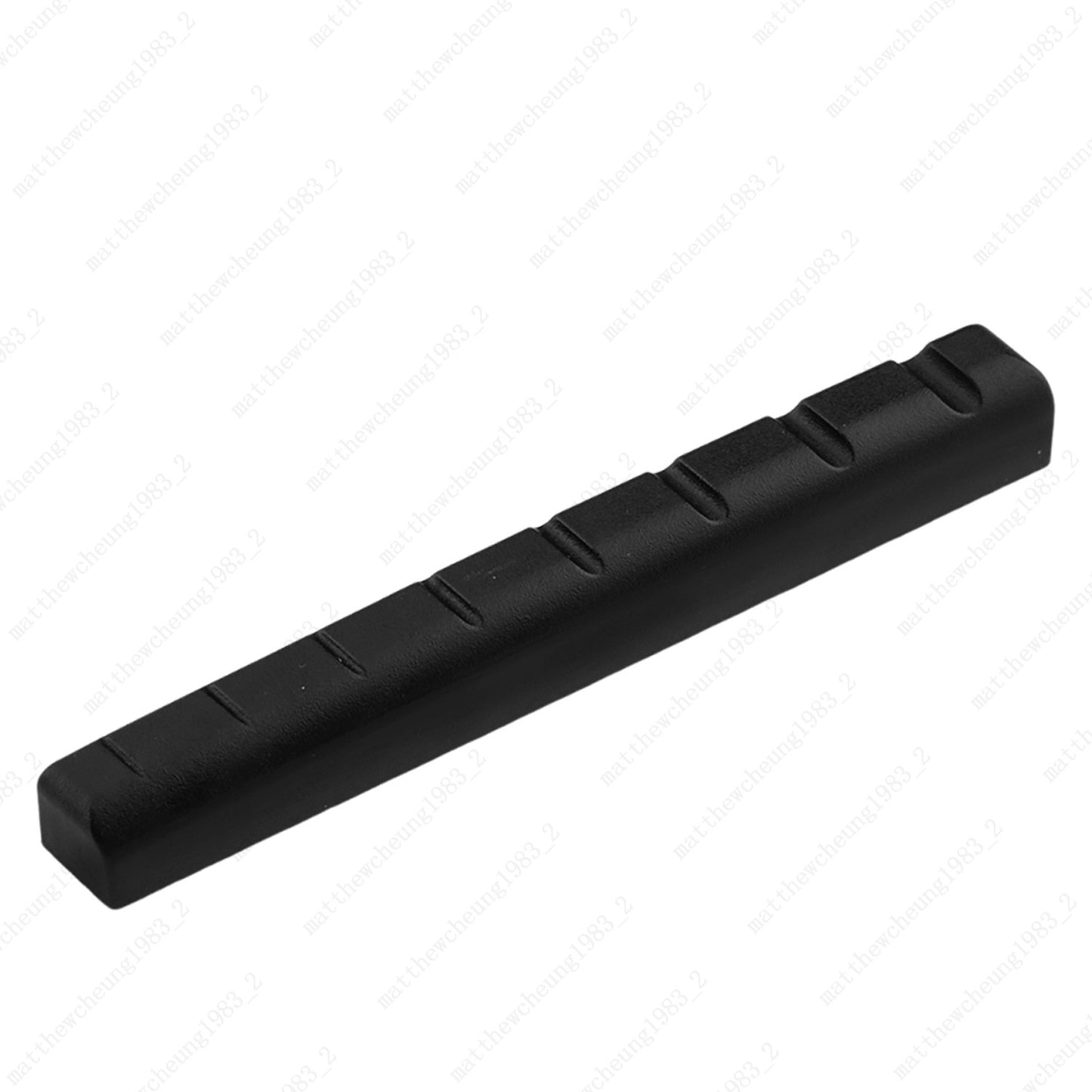 Electric Guitar 8 String Pre-slotted Plastic Fanned-fret Guitar Nut - Black