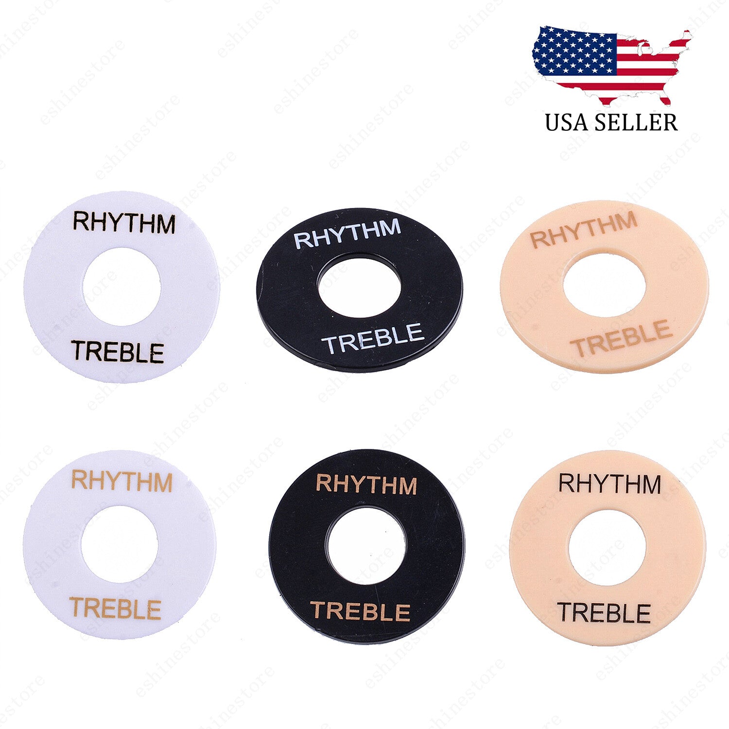 Switch Plate Rhythm Treble Pickup Selector Toggle Ring For Epi Gibson Les Paul