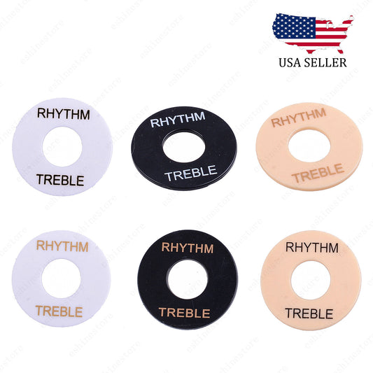 Switch Plate Rhythm Treble Pickup Selector Toggle Ring For Epi Gibson Les Paul