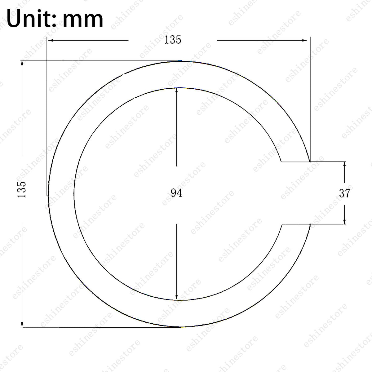 Acoustic Guitar SoundHole ring Decal Sticker self-adhesive for 38"/39" Guitar