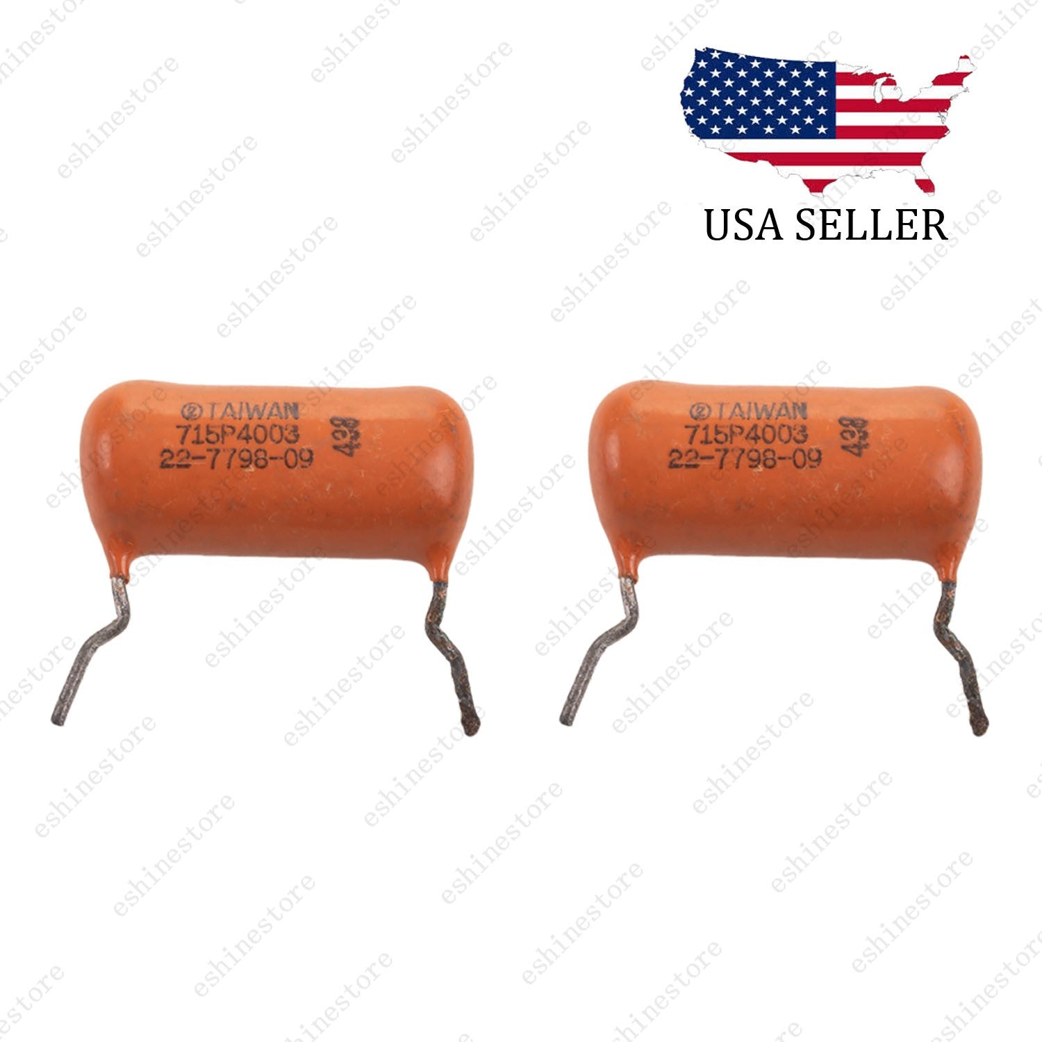 2Pcs Vintage Tone Film Capacitor 0.022uf (22nf) 715P for Electric Guitar/Bass