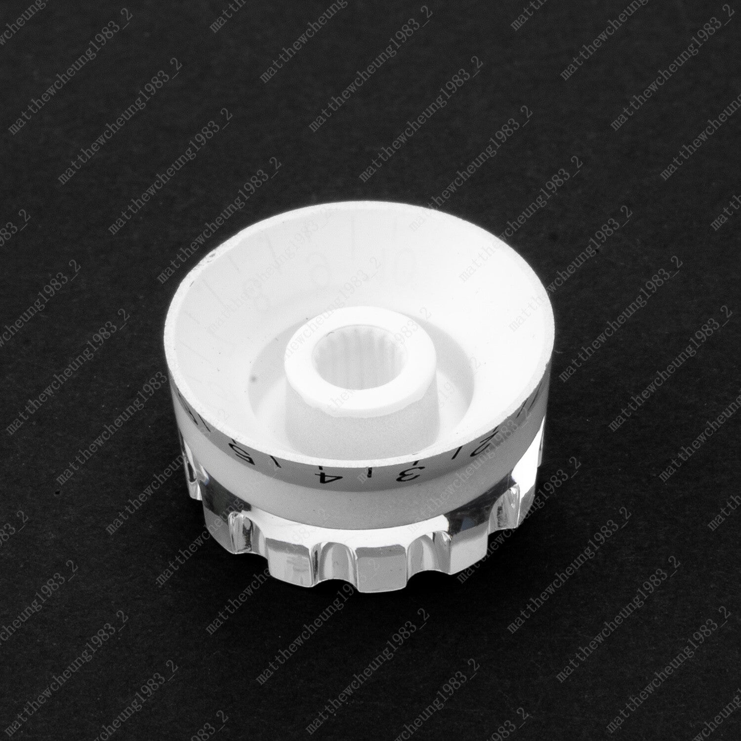 4x White LP Guitar Knurled Control Knobs Speed Metric Knob Fits Les Paul SG