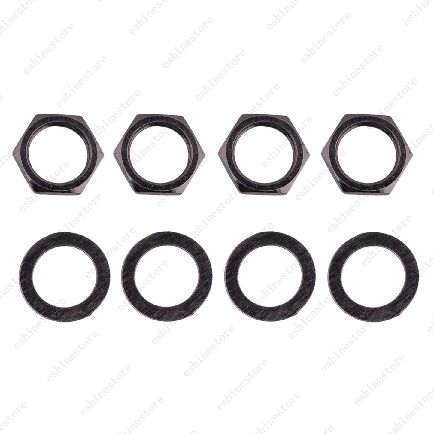 US 3/8" Guitar Pot/Jack Hex Nuts Washers for US CTS Pots & Switchcraft Jacks
