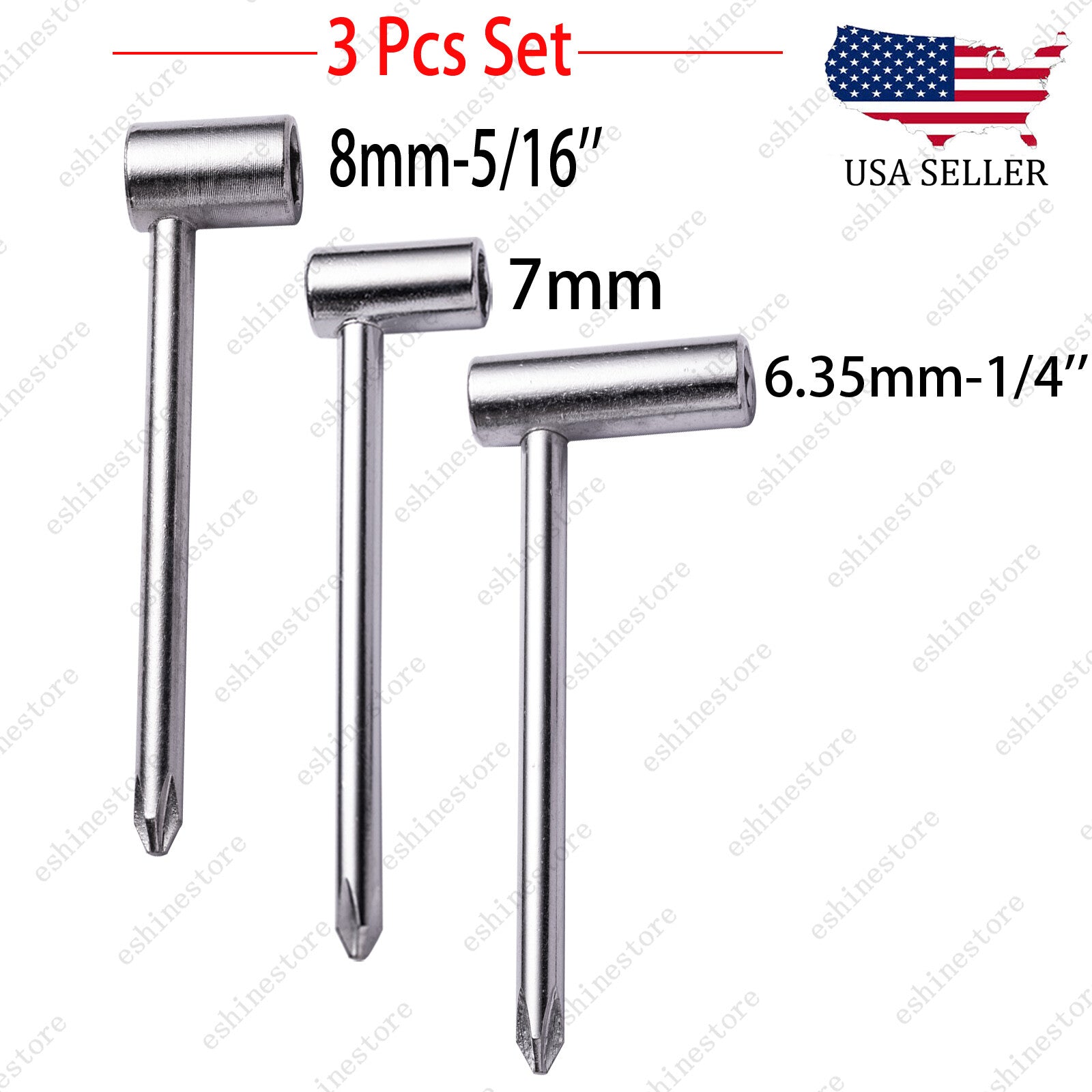 Guitar Truss Rod Wrench Guitar Neck Box Repair Adjustment Wrench 6.35mm 7mm 8mm