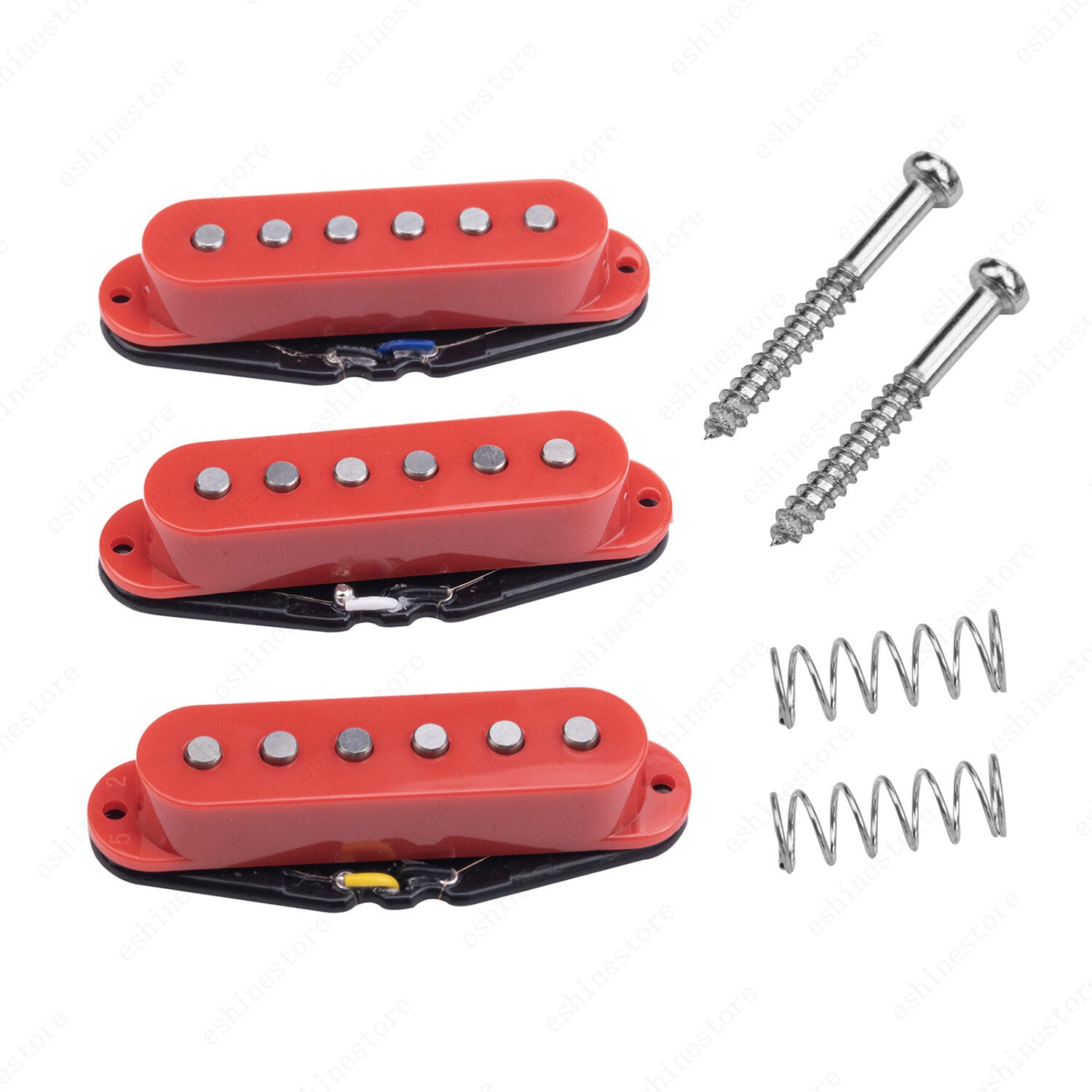 3 PCS SSS Single Coil Ceramic Pickup Set For ST Strat Guitar Mulit Colors