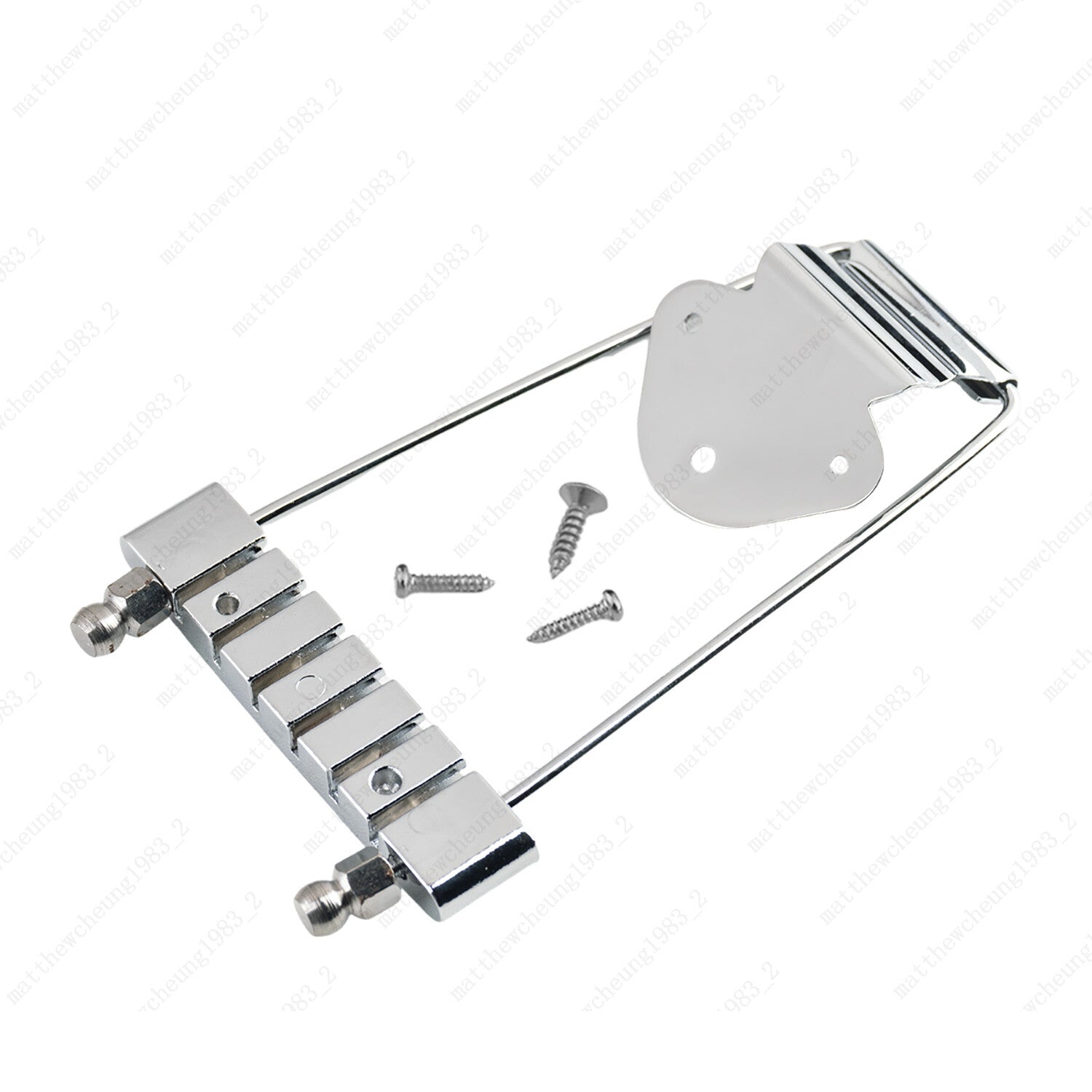 6-String Trapeze Tailpiece with Screws Fits LP Jazz Archtop 3 Colors Available